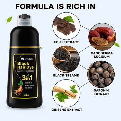 3 in 1 Hair Dye Shampoo