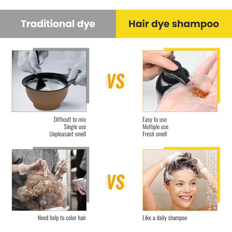 3 in 1 Hair Dye Shampoo