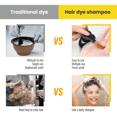 3 in 1 Hair Dye Shampoo