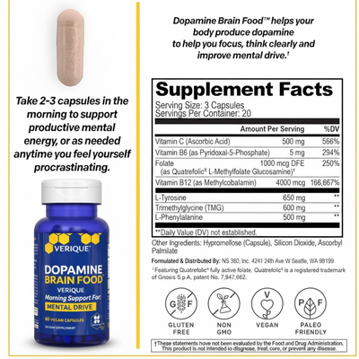 Dopamine Brain Food Supplement